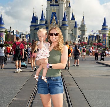 Payton King pictured inside Disney's Magic Kingdom® Park at Walt Disney World®.