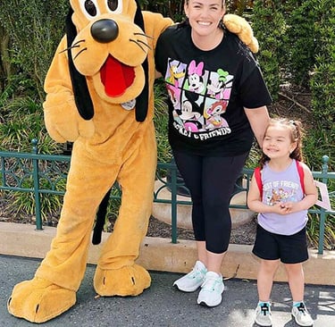 Sarah Rengulbai pictured with Pluto