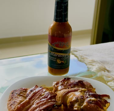 Receta de cordon bleu con salsa de maracuyá picante de la línea Squizzita