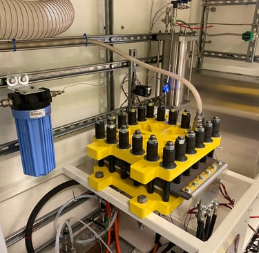 Elecrtolyser from Oort Energy making hydrogen