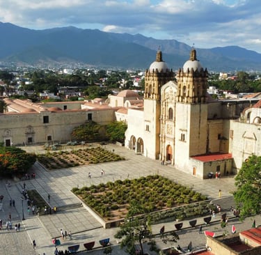 a large building with a clock tower in the middle of it