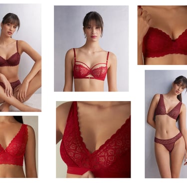 sutiã vermelho