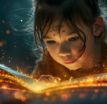 Little Girl Imagination Book Shinnobu Enigma Music