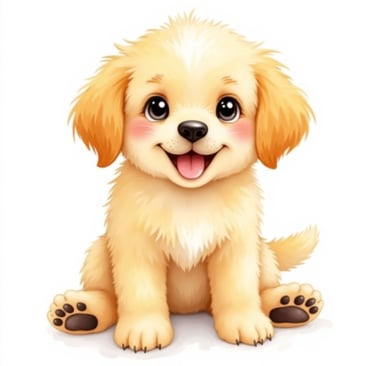 free cute dog clipart