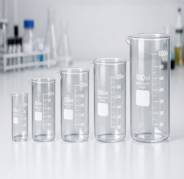 MAYALAB Borosilicate Glass Beaker 500ml