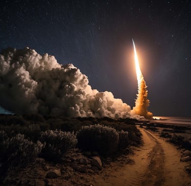 space launch with AI