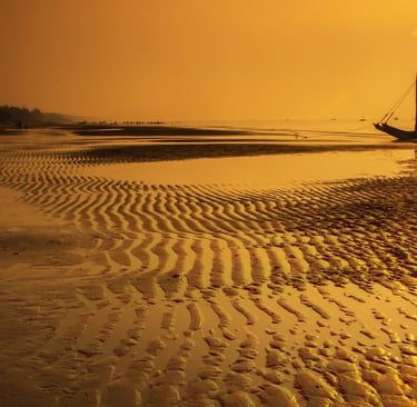 beach with boat