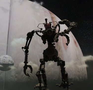 robot and jupiter
