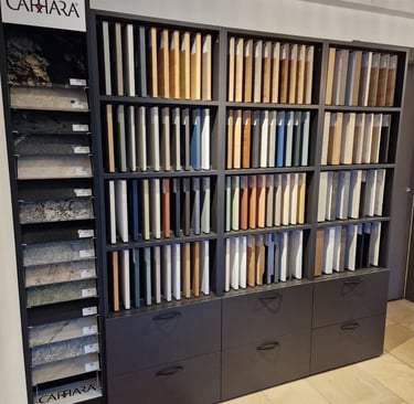 présentoire échantillons magasins RDMS