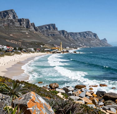 An elegant dining setup overlooking a lush garden, ready for an evening meal.