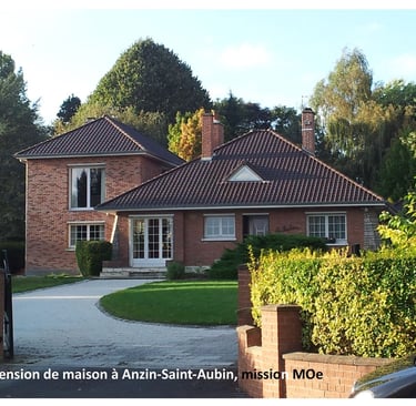 extension de maison à Anzin Saint Aubin
