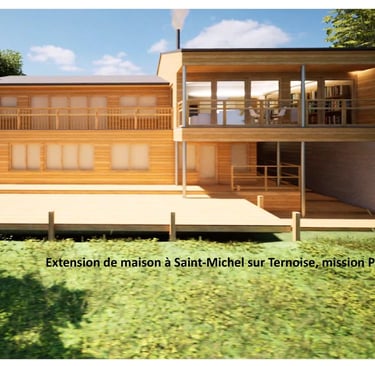 extension d'une maison à Saint-Michel-sur-Ternoise
