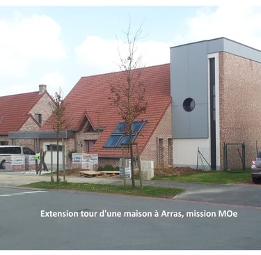 extension tour d'une maison à Arras