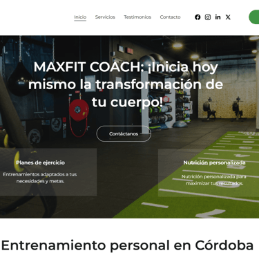 WEB MAXFIT
