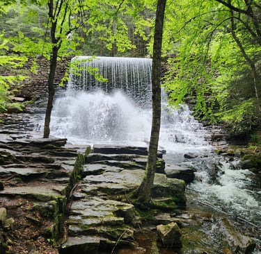 Waterfall on Shades of Death Trail