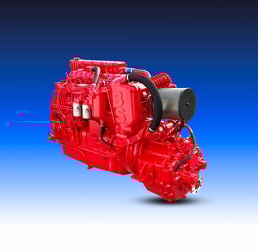 Motore marino meccanico Boni BV 6606