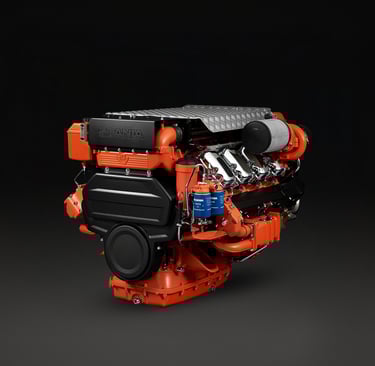 Motore Marino Scania DI 16 72M 900CV - 662kW