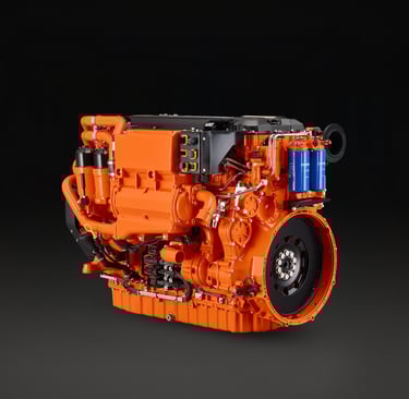 Motore Marino Scania modello DW 6