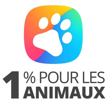 1% pour les animaux