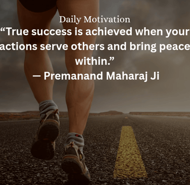Premanand Maharaj ji spiritual teaching on success