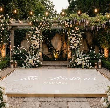 Dance floor per eventi a Como