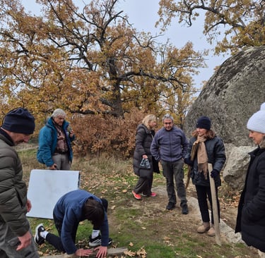 Taller del fuego, calentando el canuto