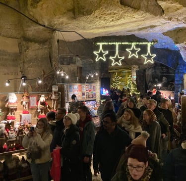 Valkenburg Municple Cave Christmas market Holland