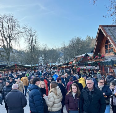 Baden Baden busy Christmas Markets