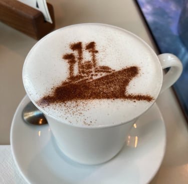 Coffee on the Royal Yacht Britannia