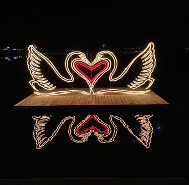 Lake Bled at Christmas time