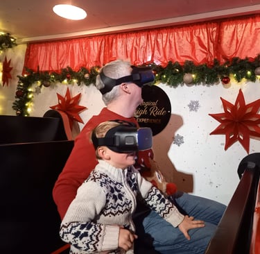 VR sleigh ride