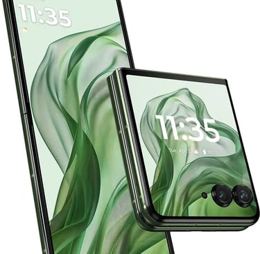 The Razr Plus smartphone with a high end camera and a phone