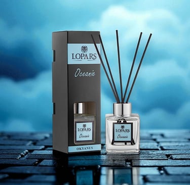 Lopars Okyanus 5 bambu çubuklu Oda Parfümü 100 Ml 