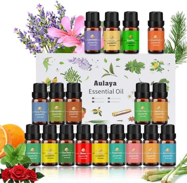 a variety of essential oils for aroma oils