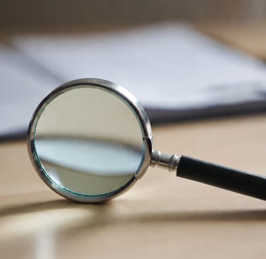 Lupa análisis de indicios previos necesarios para iniciar una investigación 