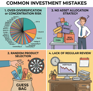 Common investment mistakes AI Generated
