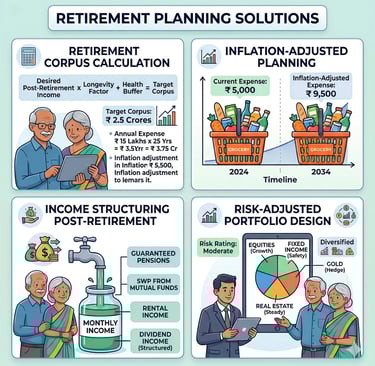 Solution to retirement risk AI Generated