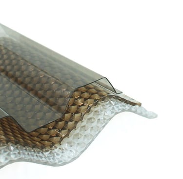 Corugated polycarbonate