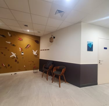 Salle d'attente Acupuncture Crolles