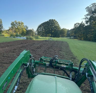 Field prep for cool flowers 2024