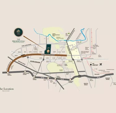 Elan: The Presidential, Sector-106, Map, Best Property in Gurugram
