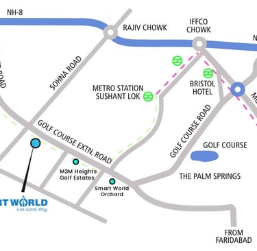 Smart World: The Edition, Sector-66, Map, Best Property in Gurugram