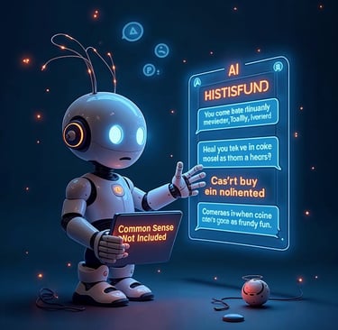 a robot handling nonsensical prompts