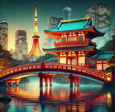 Japan modern and traditional
