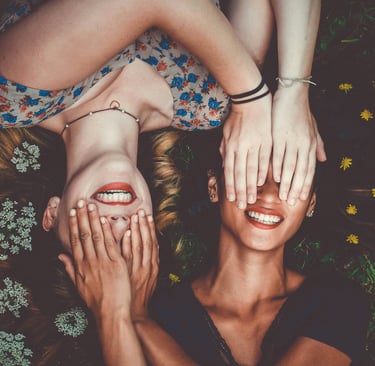 People laughing together