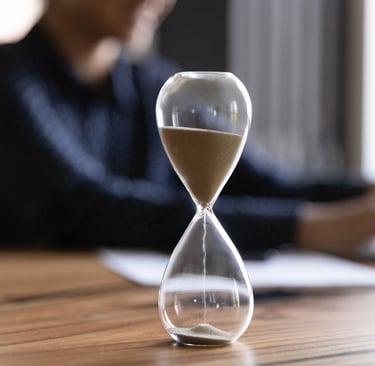 Person improving time management