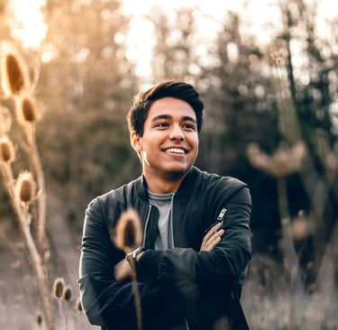 Someone happy and stress free