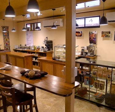 Reina's cafe and tasting rooms welcomes visitors