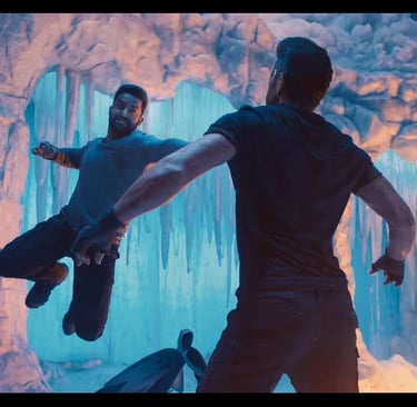 War 2 - Hrithik Roshan and Jr. NTR Fight