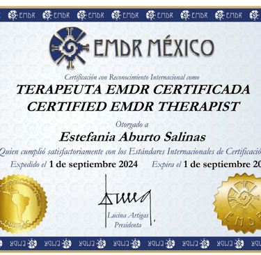 TERAPEUTA EMDR CERTIFICADO MEXICO